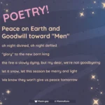 Peace on Earth and Goodwill toward “Men”
