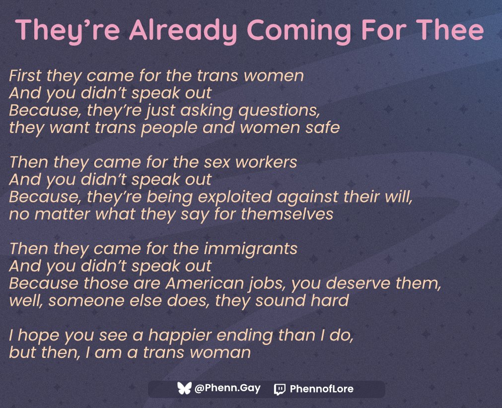 They’re Already Coming For Thee