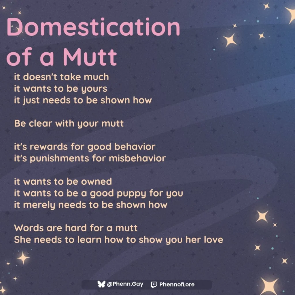 Domestication of a Mutt