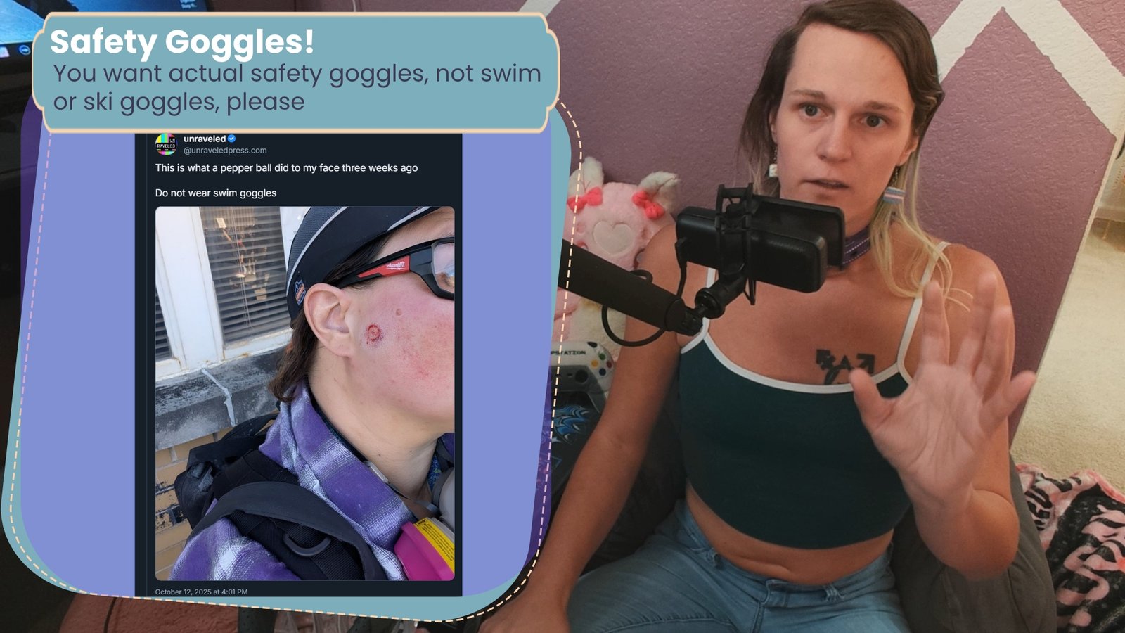 Muttday Morning News #10.5 || Special Edition/Don’t Wear Swim Goggles to a Protest!