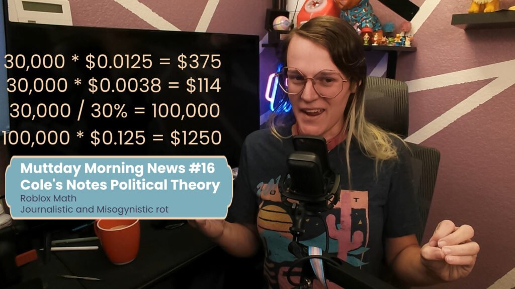 Muttday Morning News #16 || Cole’s Notes Political Theory