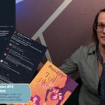 a thumbnail for the video. On the left are bluesky posts from ana valens describing the places she's been censored, to the right of that is a stack of bluesky posts between sarah zed and Talia Bhatt about RCBG, and bellow that the cover for magica riot full bloom. bellow that is a text that reads, Muttday Mtorning News #15  Catholics and Pay Pros, sub text, The Catholic Church, Epstein apologia, Toxic Yuri,  Magica Riot Full Bloom, & Ana Valens seemingly  flagged by Mastercard AI... it's been a weird week. On the right is me, a white trans woman looking exasperated in a ruffled open blouse and loose blue tie