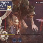 a youtube thumbnail style image of a nun, the undertaker from nightreign, fighting a demi-human queen as two other Undertakers use thier ultimates to attack from both sides as well.