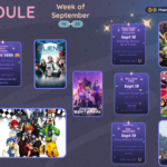 A graphic #twitch stream #schedule on https://www.twitch.tv/phennoflore, Phenn.gay, and Youtube.com/@Phennoflore this coming week, September 14 - 20 All times in MDT #Discord Invite link discord.gg/tc3dawkGwa September Sci-fi: Comedy! September 14th 6:00 pm MDT The Mitchells vs The Machines 8:00 pm MDT Aliens Abducted my Parents and Now I Feel Kinda Left Out Rose Plays: Kingdom Hearts September 15th With Bonus Eve! Rose might be in danger, between chat, the shock collar, and both her predatory girlfriends at once ~ 6:00 pm MDT Date Night With Chat (we're very normal) September 16 Slaying Spires as a Treat What's a few shivs and claws between girlfriends? ~ 3:00 pm MDT Girl Juice Day! September 18 7:30 AM MDT Digimon Beatbreak Eps 36-37 9:30 AM MDT UFO 50 warning: we are not great at it Phenn Plays: Nier: Automata September 19 Very Nierly There? Or at least we’re finally in that bit everyone avoids spoiling 11:00 am MDT
